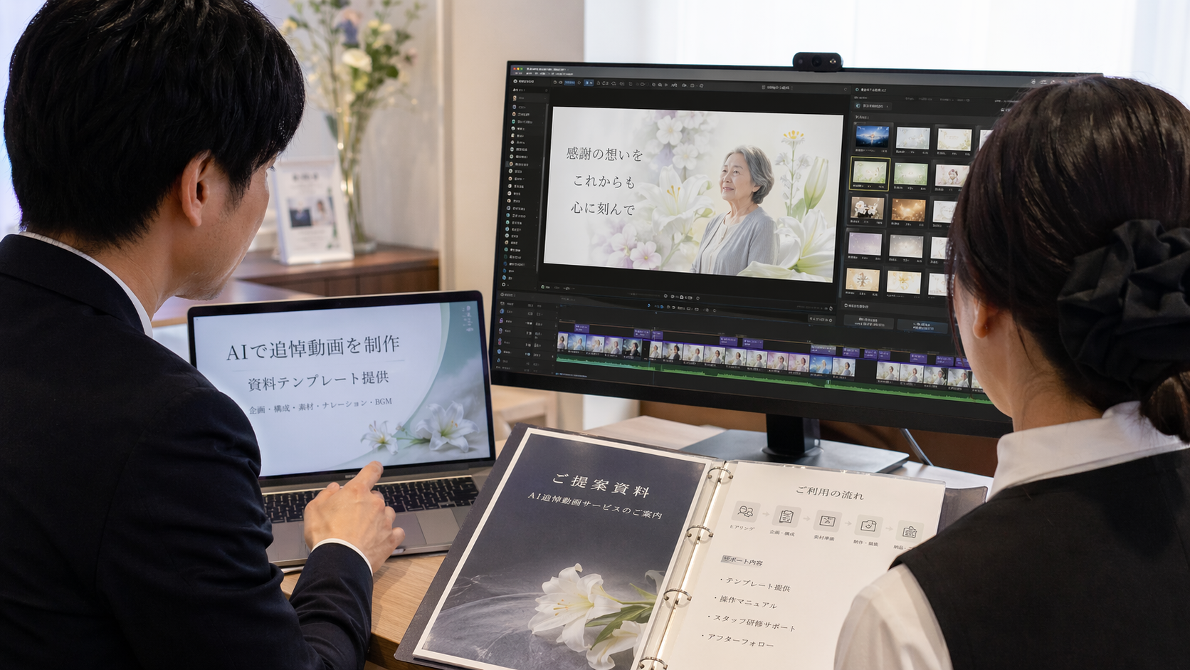 追悼動画の制作代行