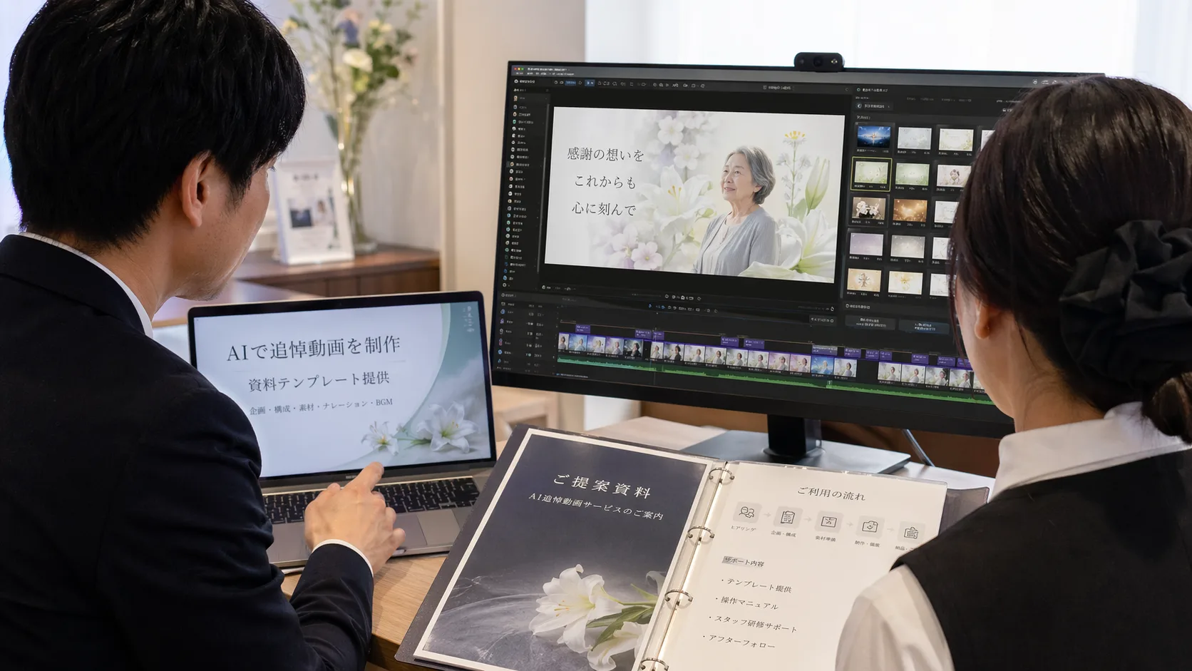 追悼動画の制作代行