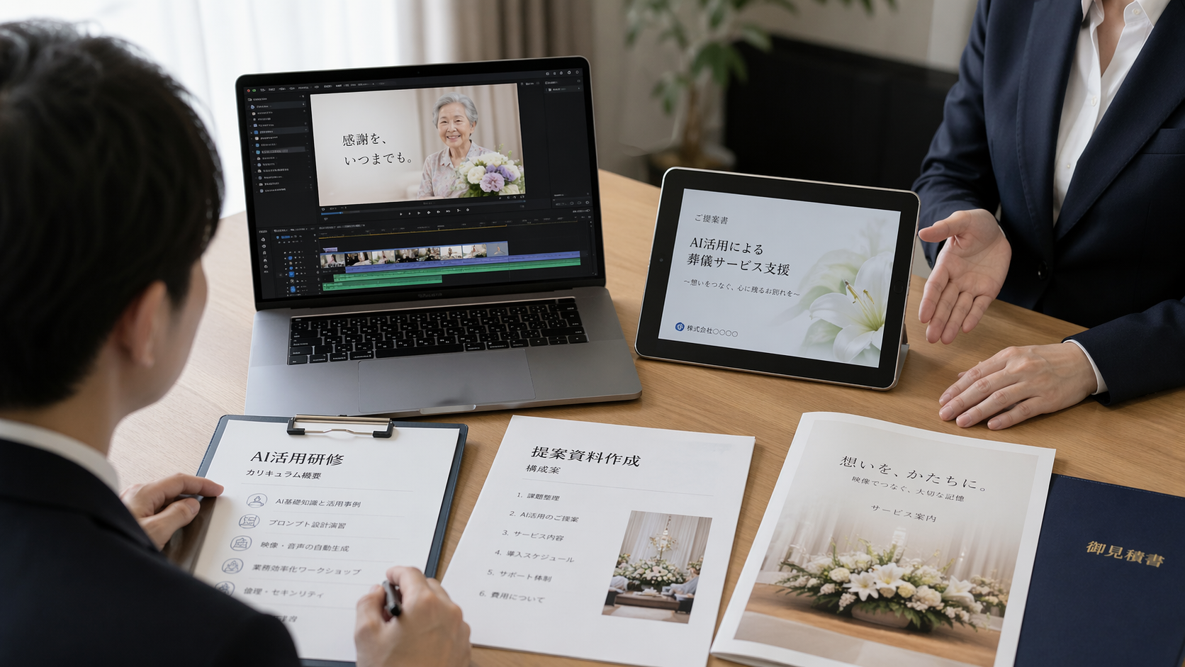 素材収集・AI制作研修