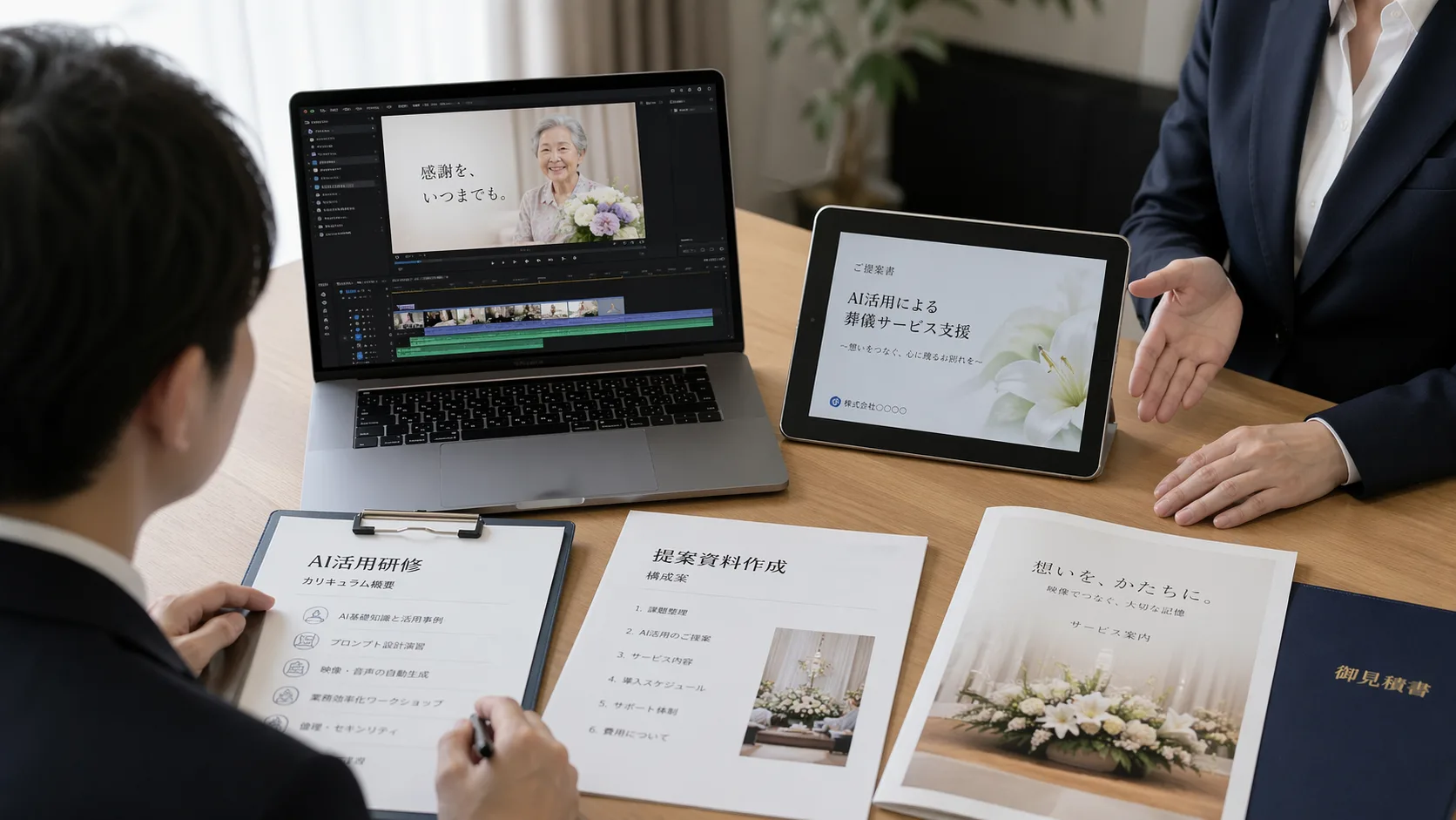 素材収集・AI制作研修