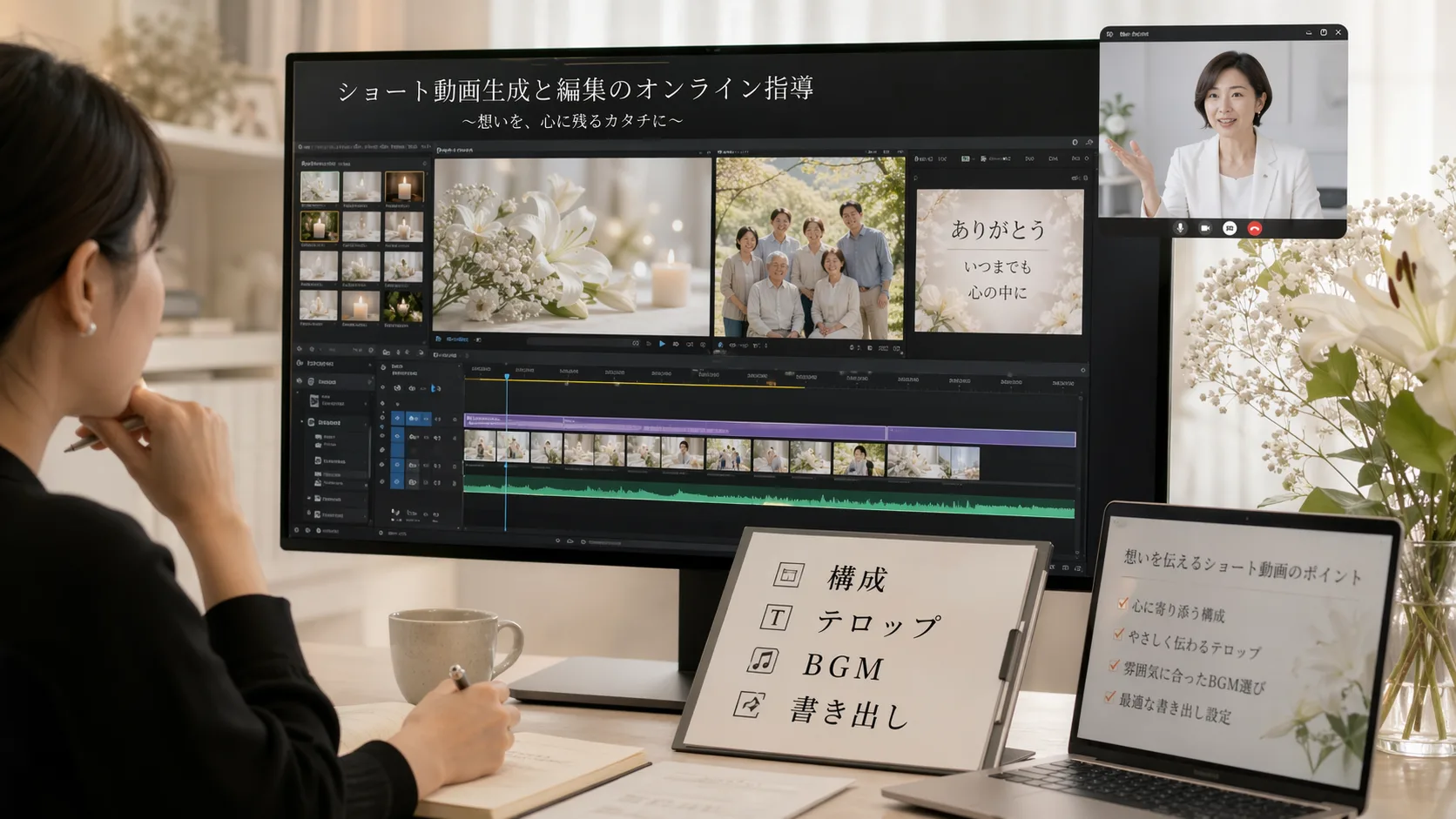 編集・オンライン指導